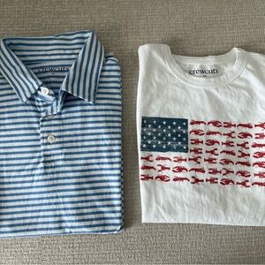 Crewcuts Polo and Tee shirt-L 10-12: Bundle of 2